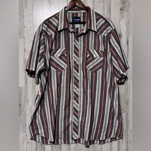 Vintage‎ Wrangler Pearl Snap 3XL